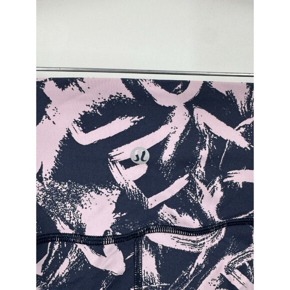 Lululemon Wunder Under High Rise Luxtreme Graffiti Pop Legging Women 4 Purple - Picture 6 of 6